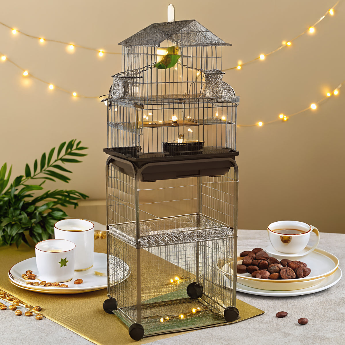 PawHut Metal Bird Cage Small - premium product photo