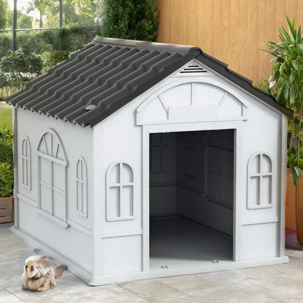 PawHut Weather-Resistant Dog House - premium product photo
