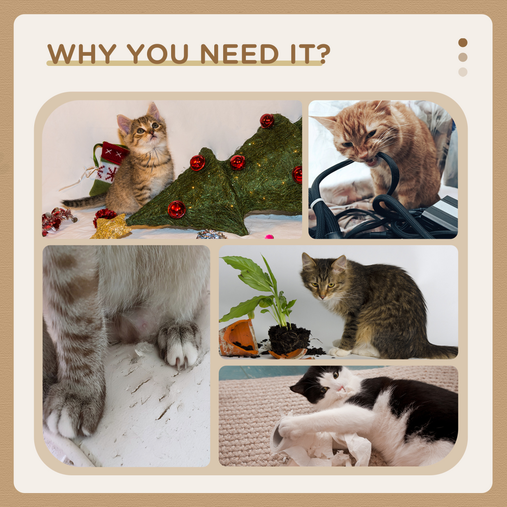 Cat Activity Tree with 2 Houses, Perches & Sisal Scratching Post (Pet Supplies)