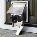 Dog Cat Pet Door Lockable Smart Self-closing-1