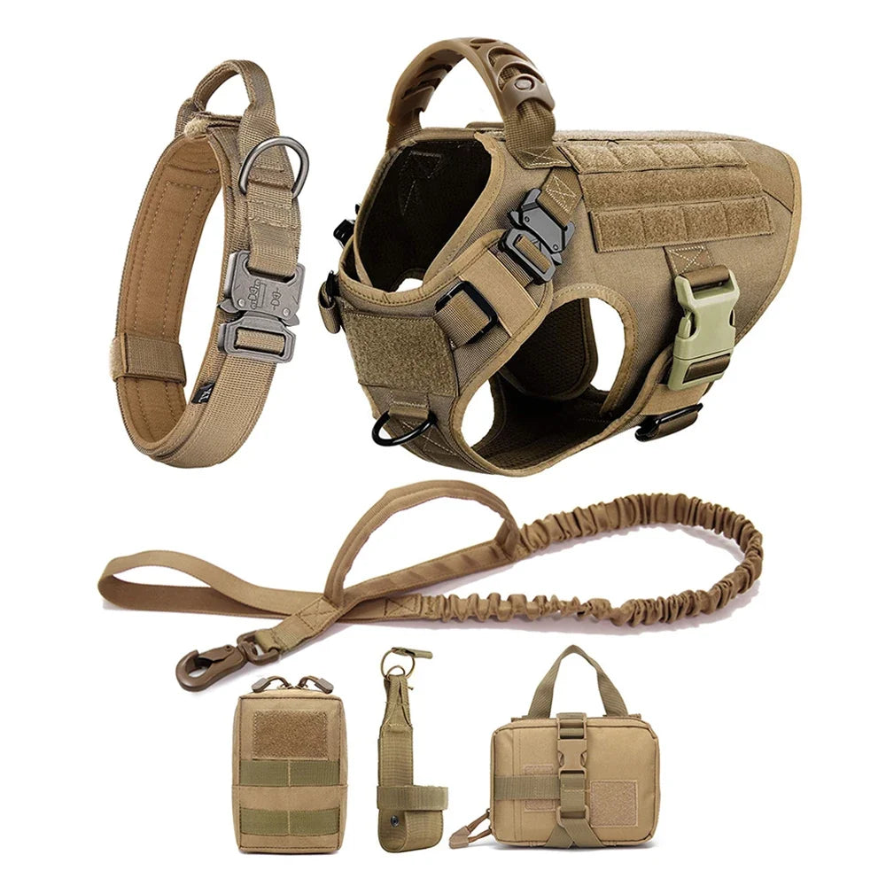 Large Dog Harness And Leash Set For Training-0