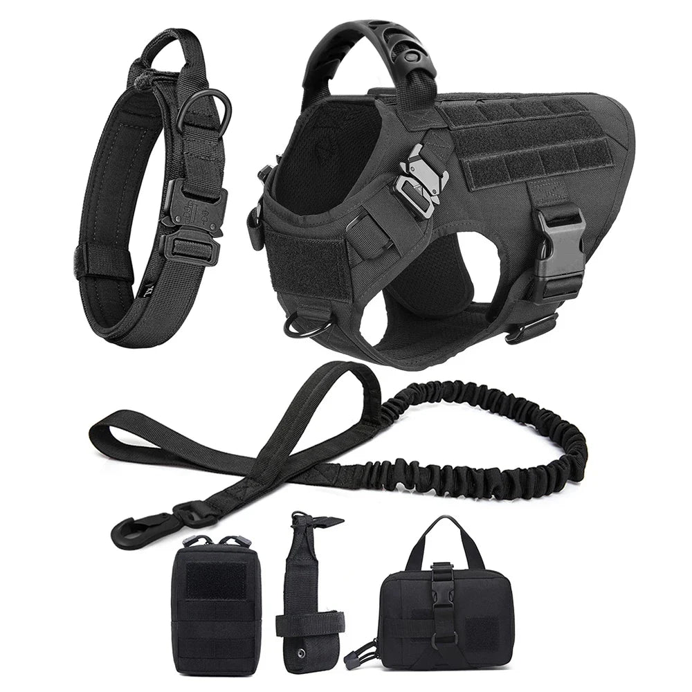 Large Dog Harness And Leash Set For Training-17